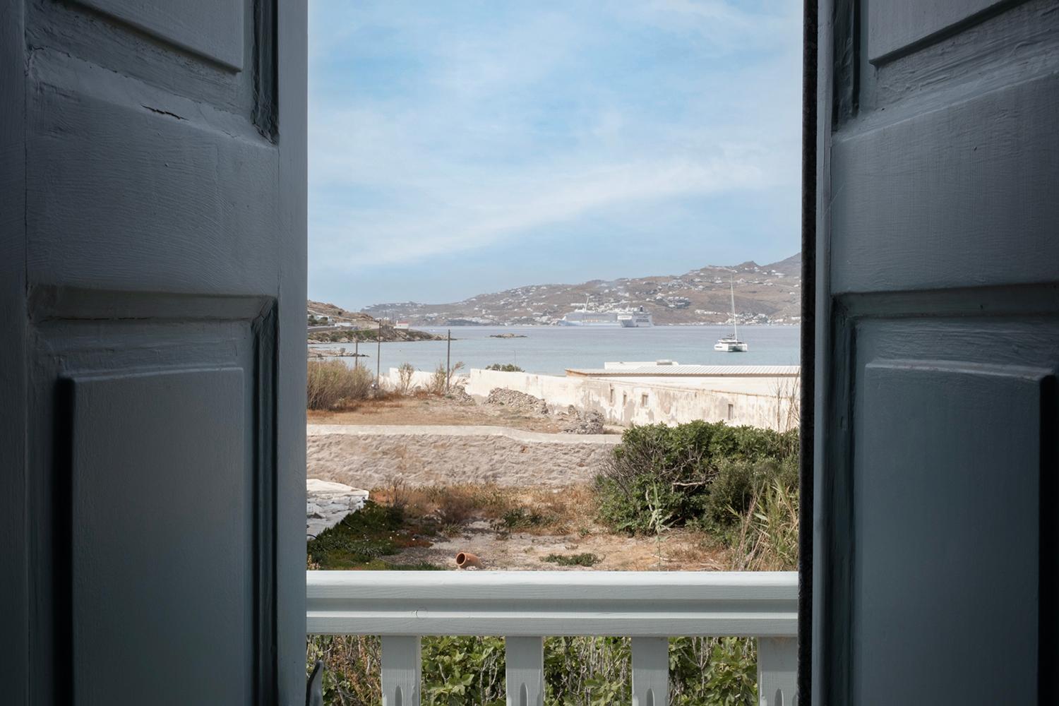 Mykonian Style W Shared Pool Houses & Nighttime Security Guard Орнос Экстерьер фото