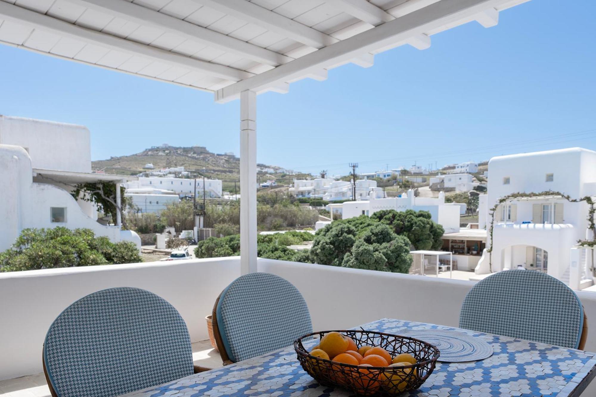 Mykonian Style W Shared Pool Houses & Nighttime Security Guard Орнос Экстерьер фото