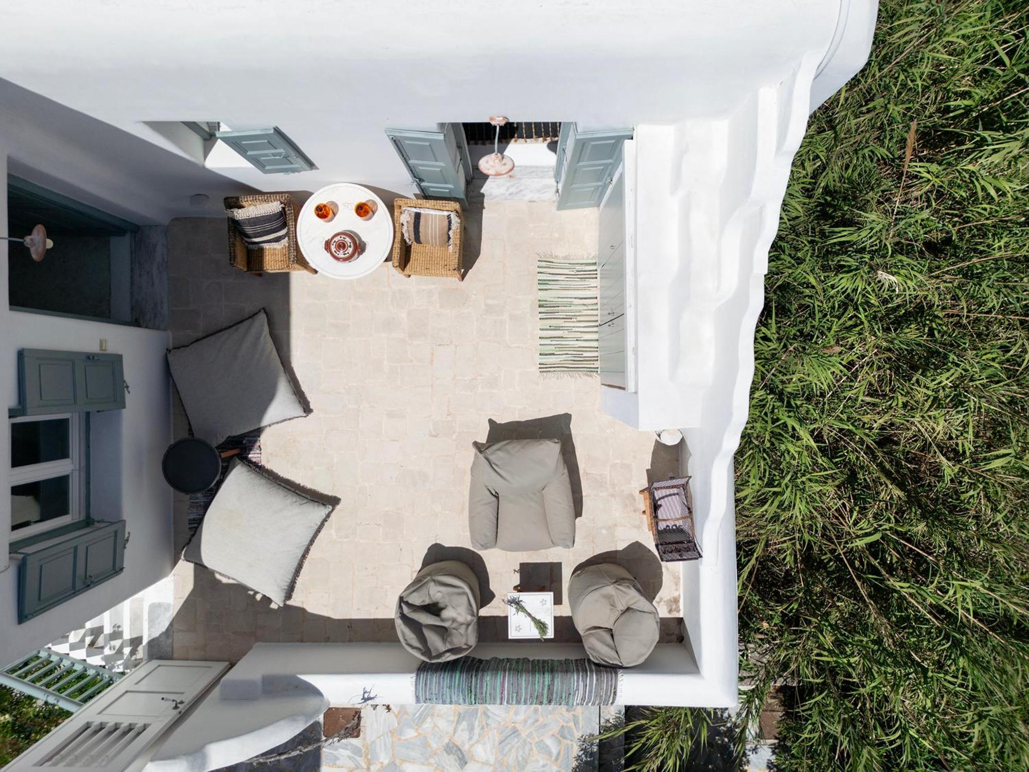 Mykonian Style W Shared Pool Houses & Nighttime Security Guard Орнос Экстерьер фото
