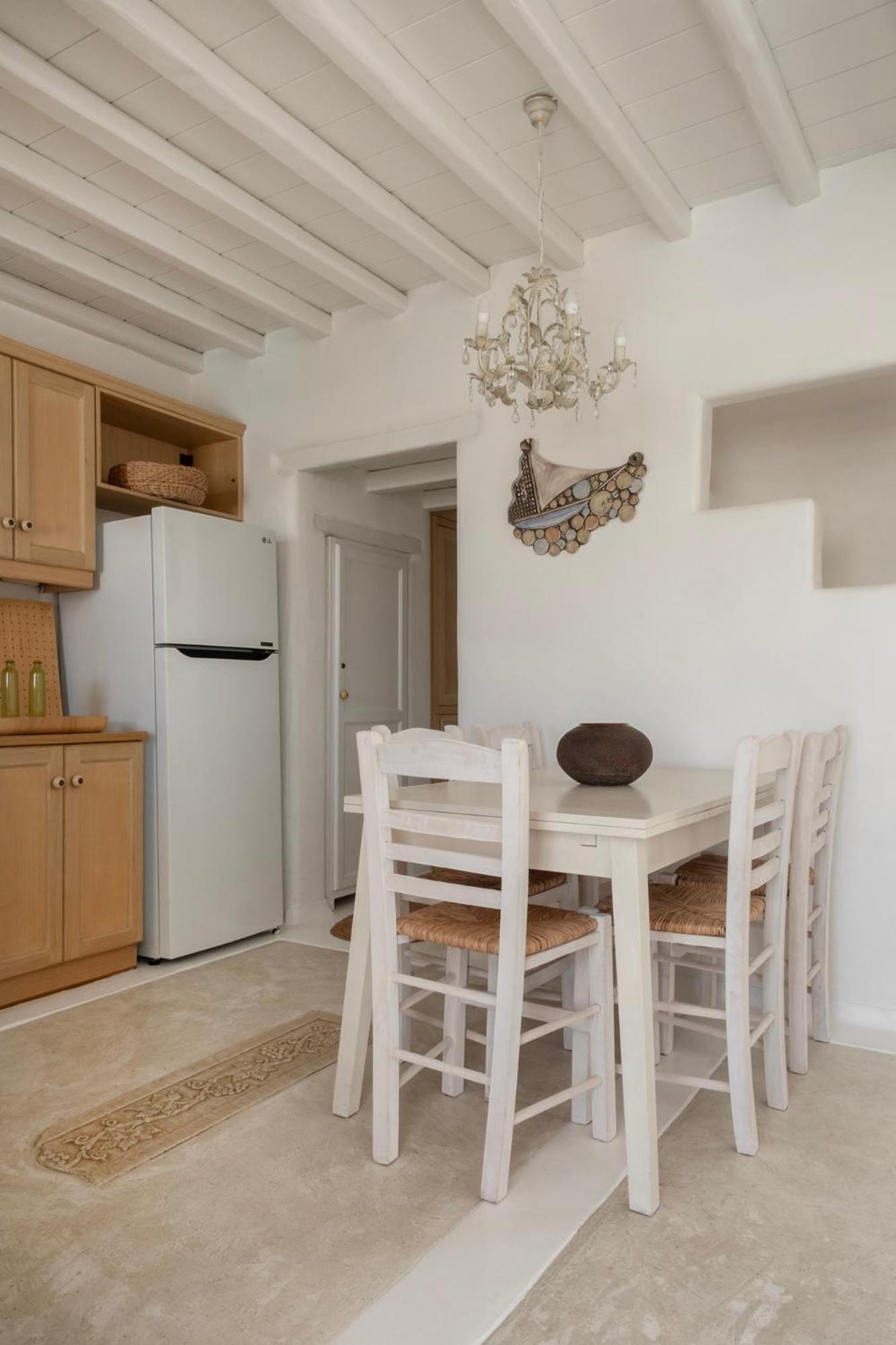 Mykonian Style W Shared Pool Houses & Nighttime Security Guard Орнос Экстерьер фото